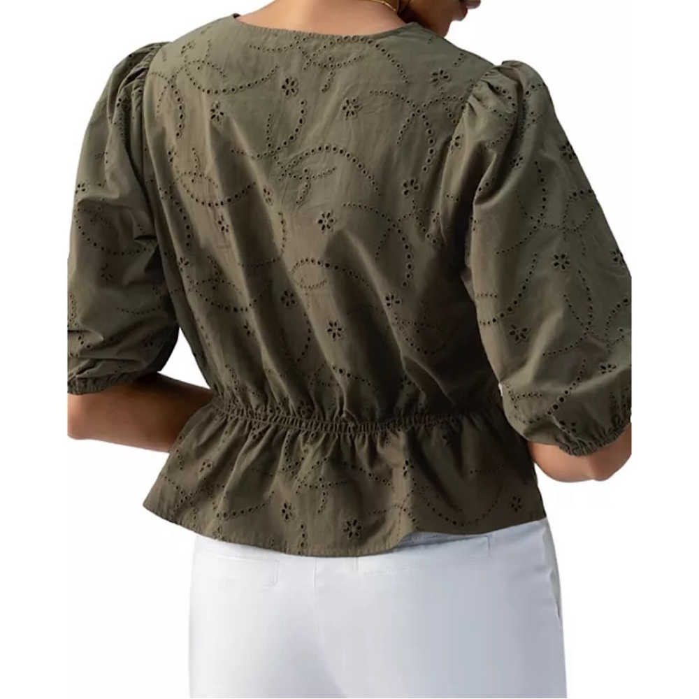 Sanctuary
Eyelet Button Front Top Dark Green XS - Picture 2 of 5
